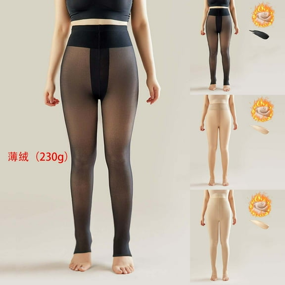 YHAJDS Women Fall Winter Sleepwear,Thermal Homewear Set,Pajama Pants Women Soft,Plus Size Women's Stirrup Leggings, Shaping Pants,Thin Fleece,230g Weight,Warm For Cold Weather