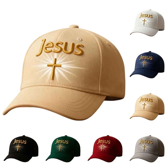 YHAJDS Women Men Baseball Hat Cross Print Adjustable Sun Protection Cap Summer Outdoor