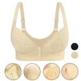 thumbnail image 1 of YHAJDS Women Plus Size Bra,Womens Bras,Ladies,Everyday Bras,B Cup Plus Size Lace Front Closure Camisole Bra With Underwire Gathered Breathable And Comfortable, 1 of 5