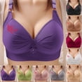 thumbnail image 1 of YHAJDS Women's Plus Size Bra,Bras for Women no Underwire,Wireless Bra,Everyday Bras Breathable Push Up Bra For Cups Daily Wear, 1 of 5