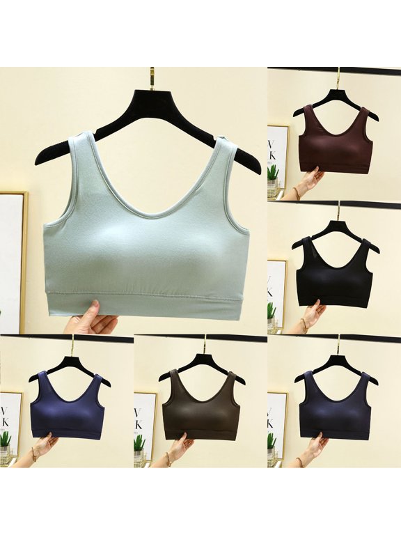Women's Plus Size Bra,Womens Bras,Wireless Bra, Solid Color No Underwire, Side Shaping for Side Boobs, Backless Everyday Seamless Ladies for Daily Wear