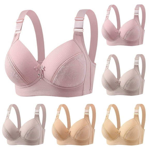 YHAJDS Women's Seamless Comfortable Daily Bra， Seamless Bra For Women Wireless Low Back Invisible Under Clothes