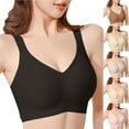 thumbnail image 1 of YHAJDS Women's Seamless Comfortable Daily Bra， Women's Wireless Bra for Everyday Breathable Soft Support Lightly Padded Tank Style Plus Size, 1 of 3