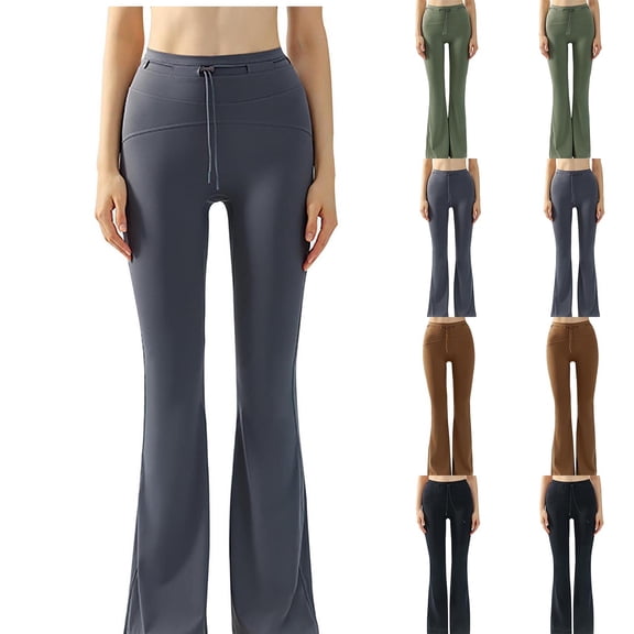 YHAJDS Women's Winter Trousers,Pants for Women Casual Pants for Women Long Pants for Women Solid Color Elastic Friendly Full Length Pants