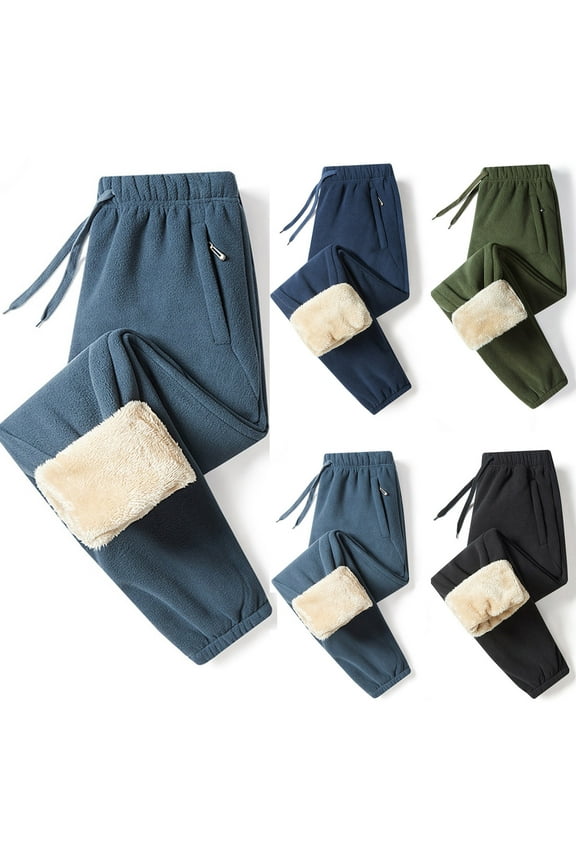 Women's Winter Trousers,Womens Sweatpants Thermal Pants for Women Solid Color Lined Leggings Warm Outer Wear Full Length Pants Women