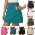 thumbnail image 1 of YHAJDS Womens Skirt With Built In Short Yoga Workout Side Pockets Mesh Summer Active Wear, 1 of 5