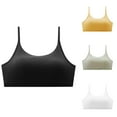 thumbnail image 1 of YHAJDS Womens Sports Bra Yoga Tank Tops Built In Pads Solid Color Light Support, 1 of 5
