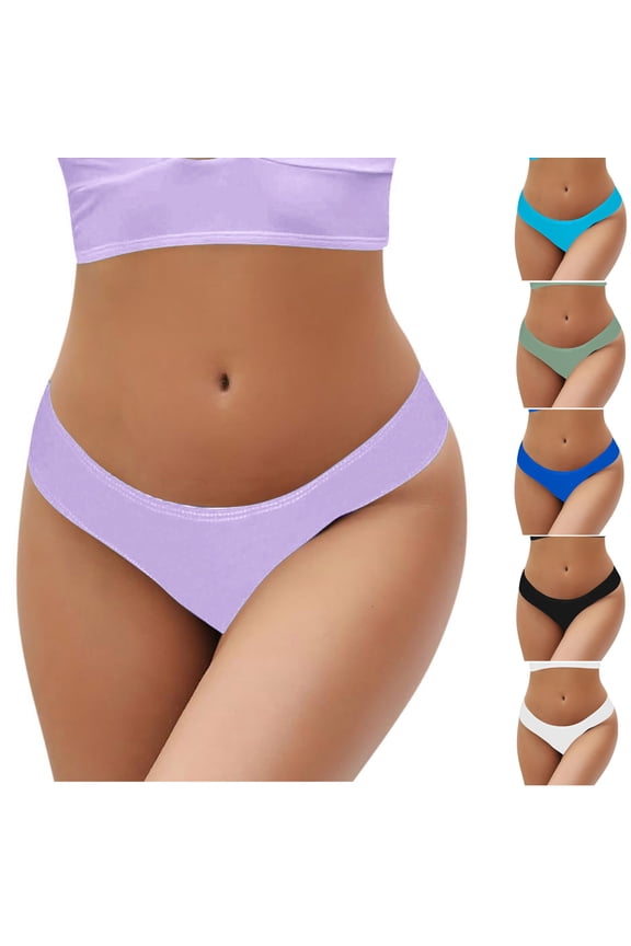 Womens Swim Bottom Solid Color Classic Bikini Brief
