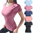 thumbnail image 1 of YHAJDS Womens Tank Tops Solid Color Round Neck Wicking Yoga Exercise Summer Blouse, 1 of 5