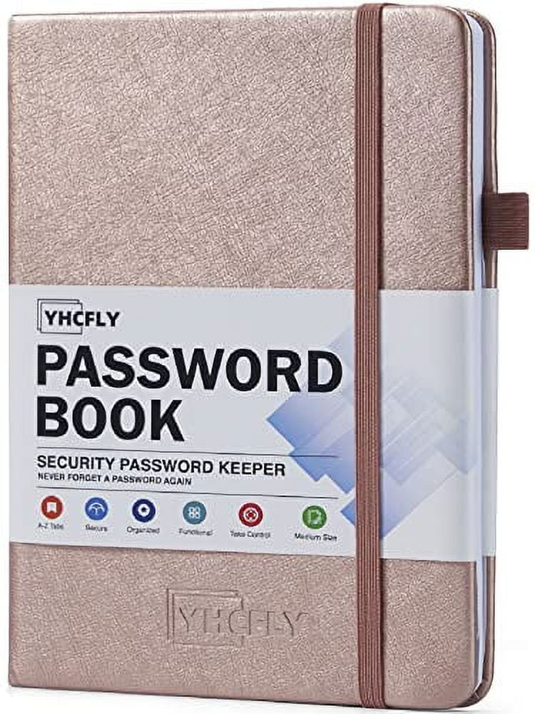 YHCFLY Password Book with Alphabetical tabs, Hardcover Address