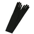 thumbnail image 1 of YHCY Long Opera Satin Gloves for Women Elbow Length formal Satin Opera Gloves Elegant Dressy Casual Stretchy Soft Evening Gloves Ideal for Wedding Halloween Party Gloves Dress Up Black One Size, 1 of 3