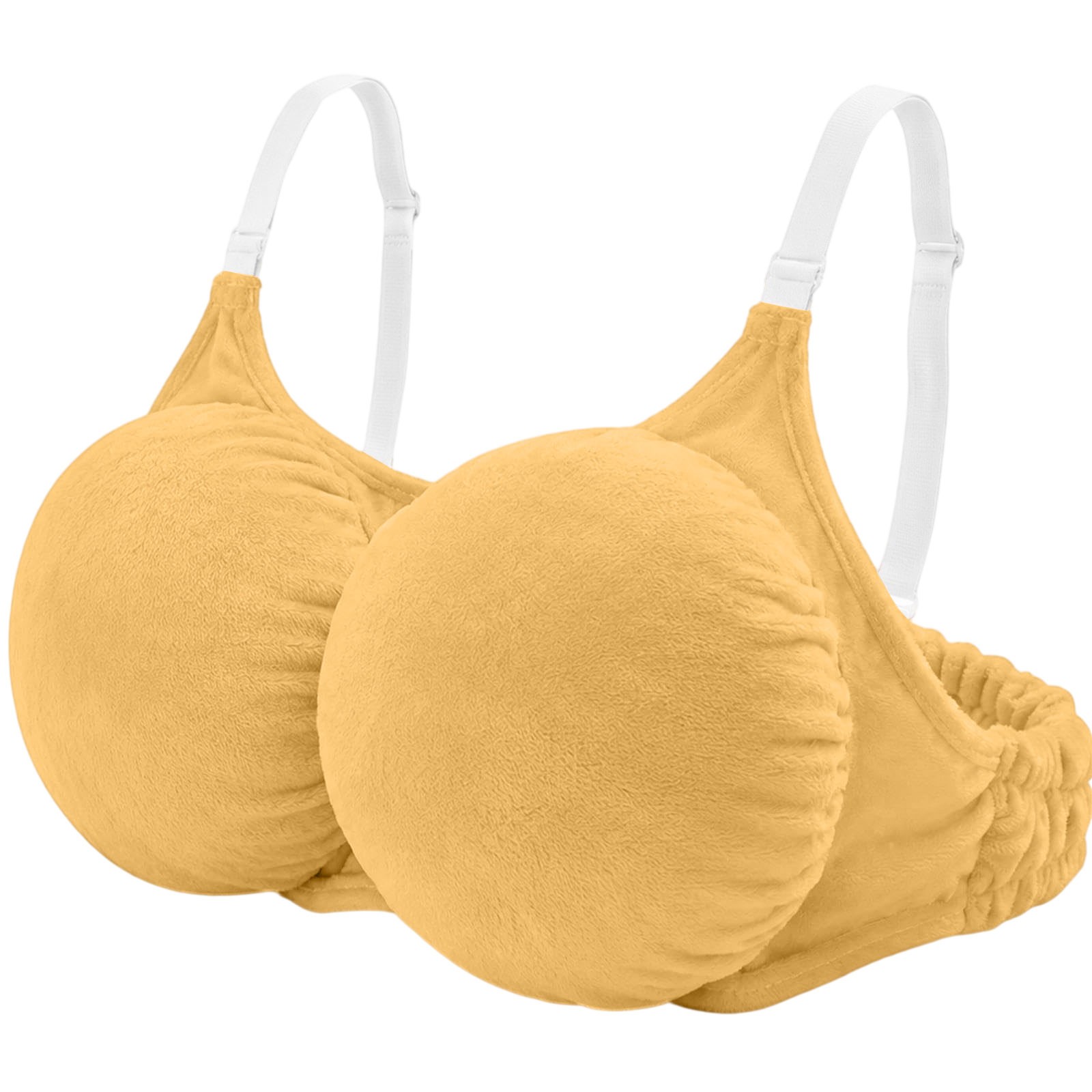 Beige padded fake chest costume prop