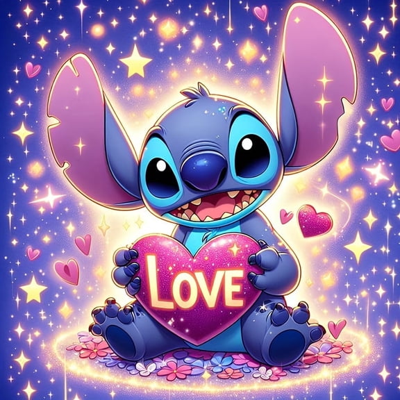 YHGTCFLight Cartoon Theme Stitch Diamond Painting Art Kit