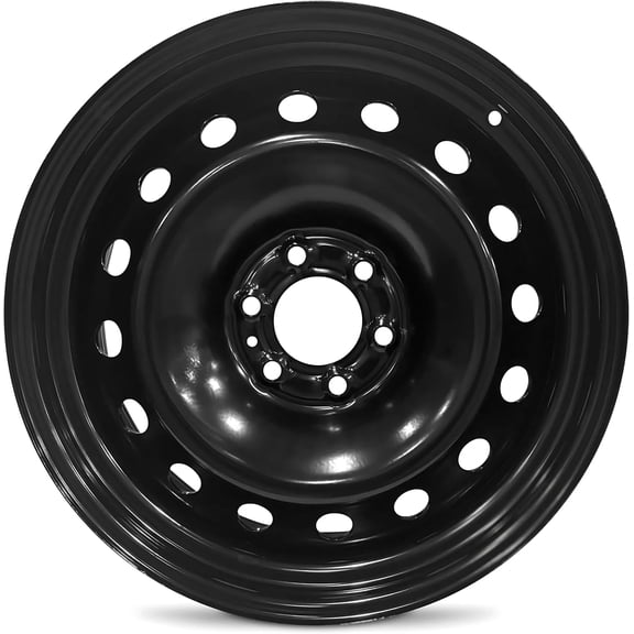 YHH 20" Powder-Coated Black Steel Rim for Ford F-150 2004-2025 OE Direct Replacement, Road Ready Truck Wheel