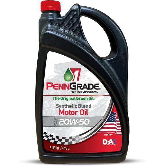 YHH 71190 Synthetic Blend High Performance Oil SAE 20W-50 – 5 Quart (2 Pack)