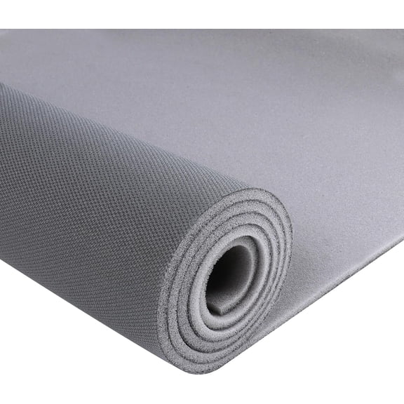 YHH Auto Headliner Fabric 60"W x 72"L Mesh w/ Foam Backing Coal Grey For Car Roof Repair, RV Boat Home DIY
