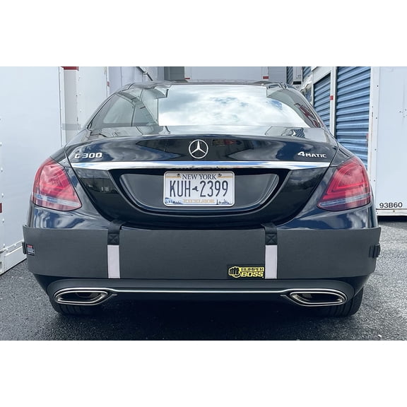 YHH Bumper Guard for Cars & SUVs, 76" Wide x 8" Tall, New Upgraded Rear Bumper Protector