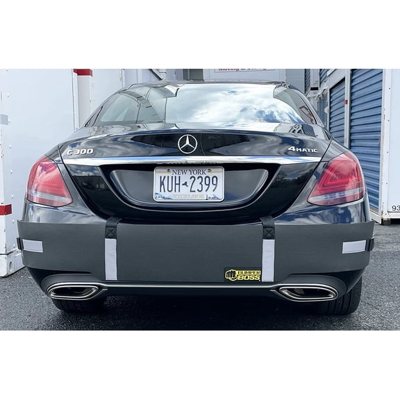 YHH Bumper Guard for Cars & SUVs, 76" Wide x 9.5" Tall, New Upgraded Rear Bumper Protector