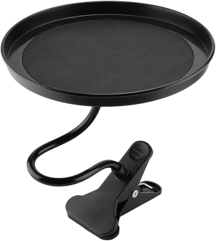 YHH Clip-On Car Seat Tray Table – Adjustable Food & Drink Organizer – For Kids & Adults – Snacks & Meals – Compatible with Most Vehicles