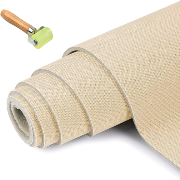 YHH Headliner Fabric w/ Foam Backing Beige 70"x60" for Auto/RV/Boat Interior