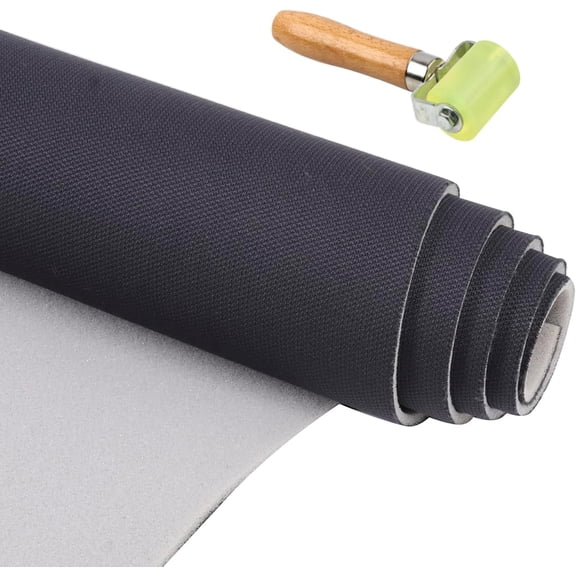 YHH Headliner Fabric w/ Foam Backing Black 70"x60" for Auto/RV/Boat Interior
