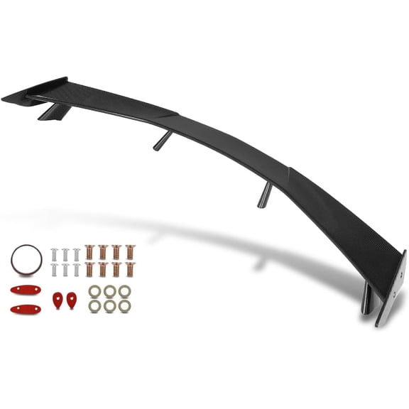 YHH Rear High Wing Trunk Spoiler for Chevy Corvette C8 2020-2024 Carbon Fiber Style
