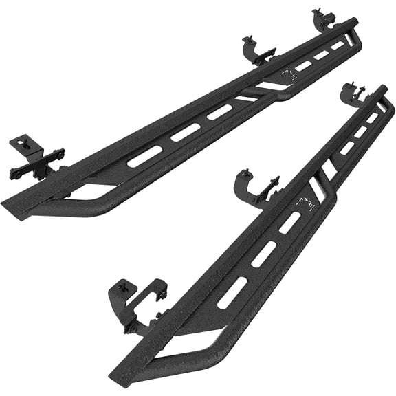 YHH Running Boards for 2020-2026 Jeep Gladiator JT Rocker Steps Heavy Duty Drop Steps Heavy Texture Black
