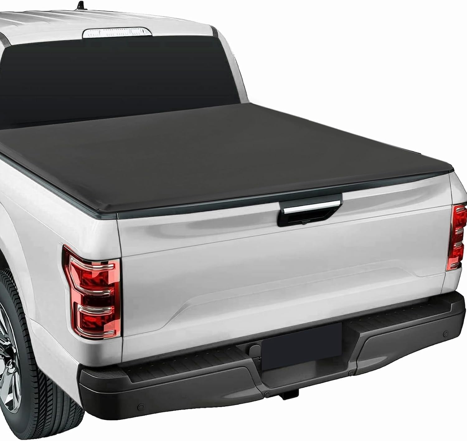 YHH Soft Roll-Up Tonneau Cover Compatible with 2007-2026 Silverado/Sierra 1500 5.8ft Bed