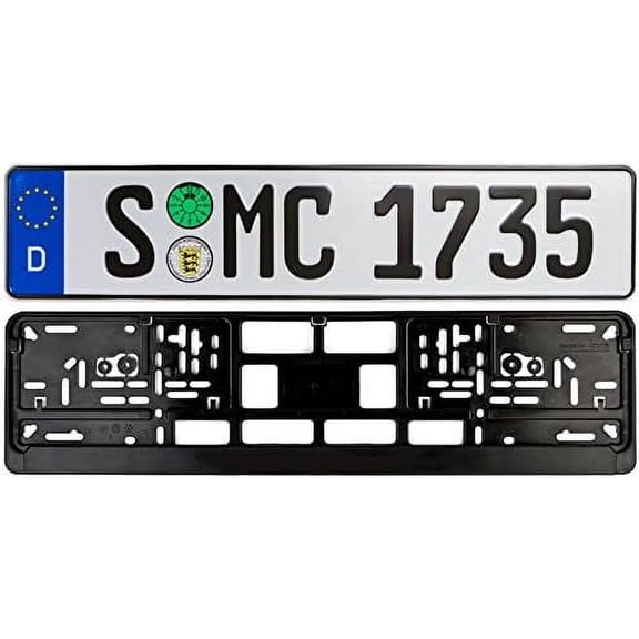 YHH Stuttgart European Plate Package Plate, Frame, Screw Kit