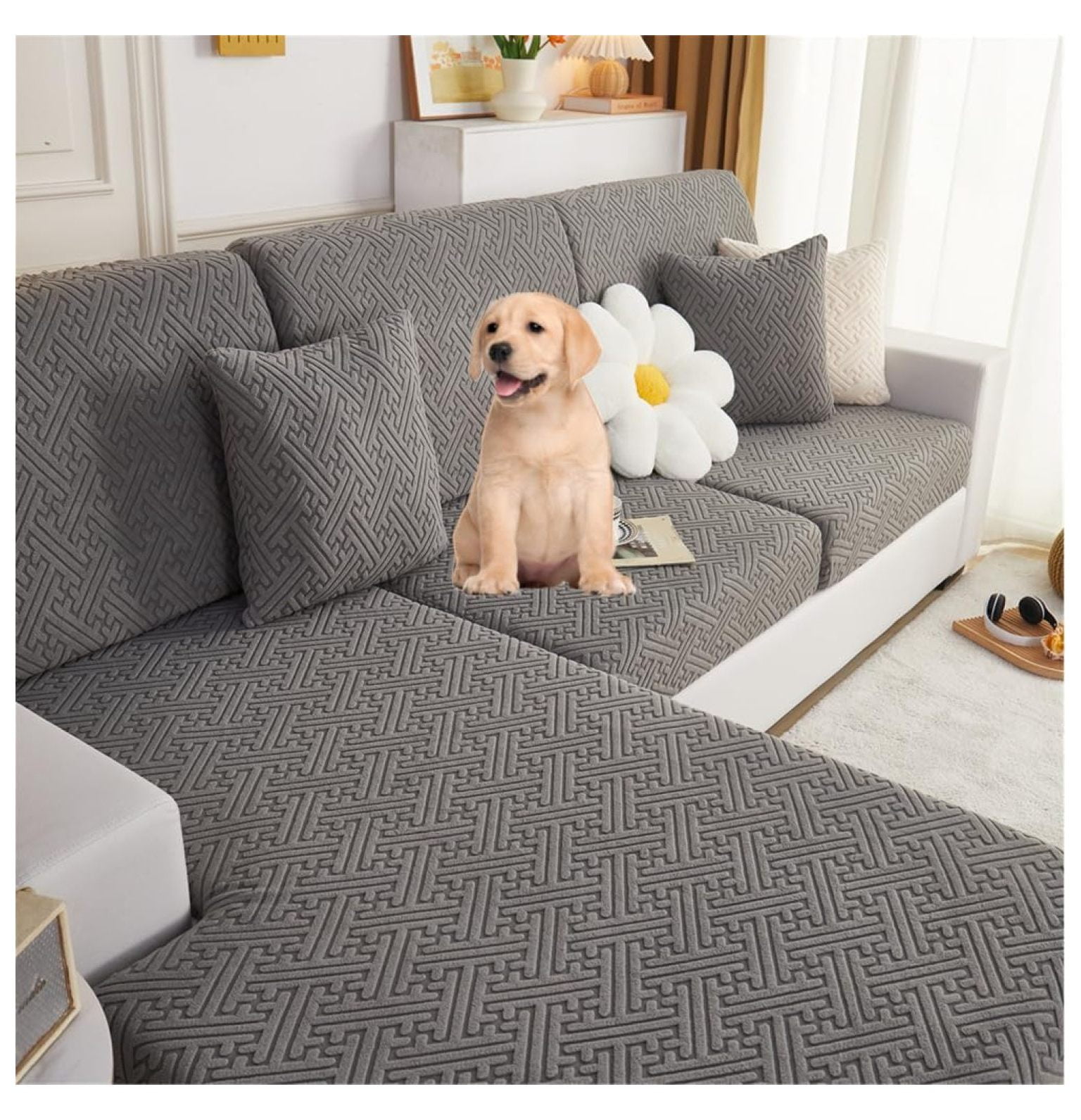 YHJPiu 2024 New Magic Sofa Covers Washable Couch Covers Stretch