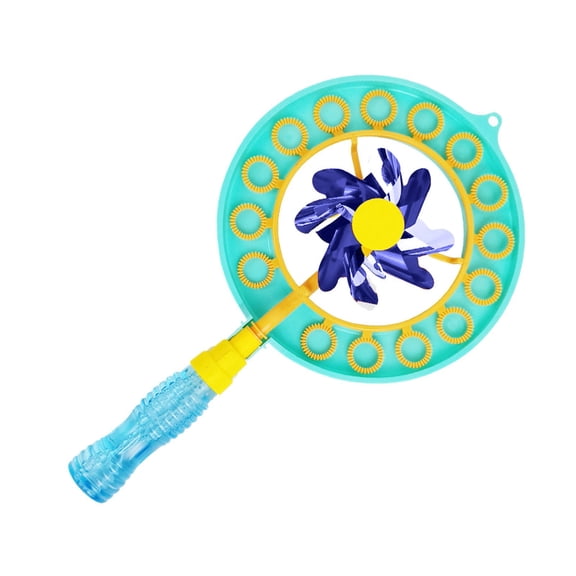 YHJSGKJ Bubble Windmill Colorful Double Hole Bubble Wand Bubble Blower 10ML Bluey Toys Fidget Toys(Reduction)