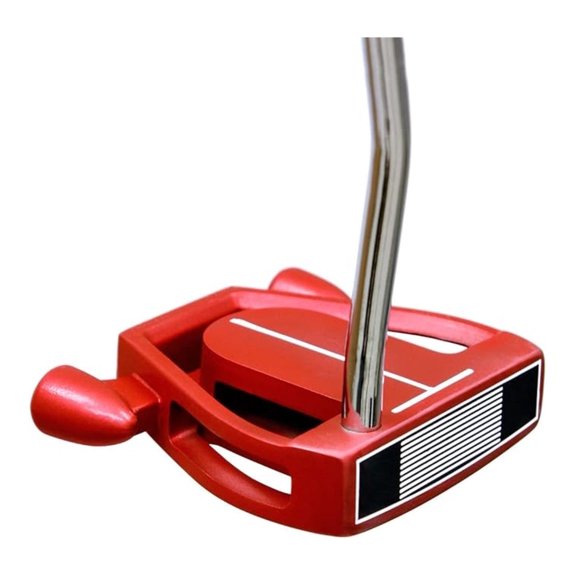 YHKJ Golf F80 Mallet Putter, Red/Black with Oversize Putter Grip
