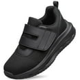 thumbnail image 1 of YHOON Boys Girls Running Sneakers Slip on Breathable Tennis Athletic Walking School Kids Shoes All Black Toddler Size 7, 1 of 8
