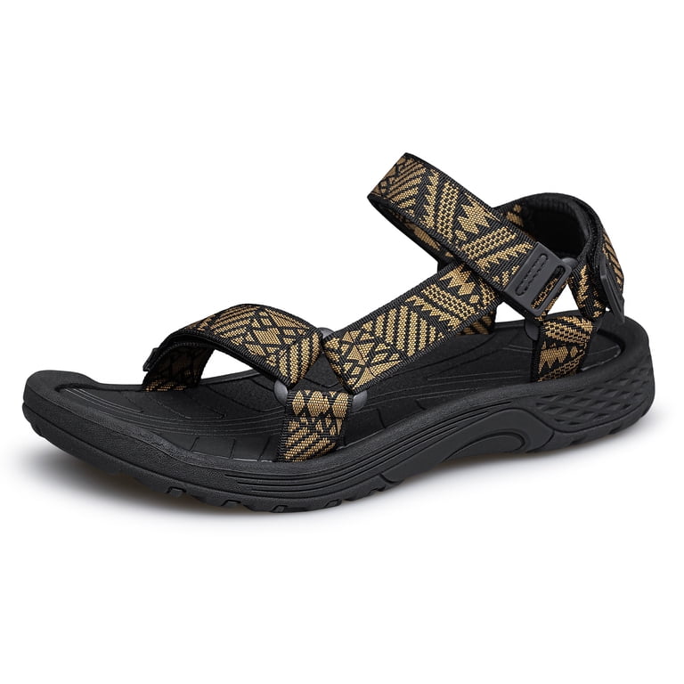 Men\'s Black Athletic Sandals Open Toe Hiking Outdoor Non-slip Sandals Casual Honeeladyy Mens Athletic Sandals Open Toe Hiking Outdoor Non  main image 4