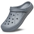thumbnail image 1 of YHOON Unisex Garden Clogs Shoes Arch Support Soft Slip-on Sandals for Women and Men Grey Size 10 Women/9 Men, 1 of 7