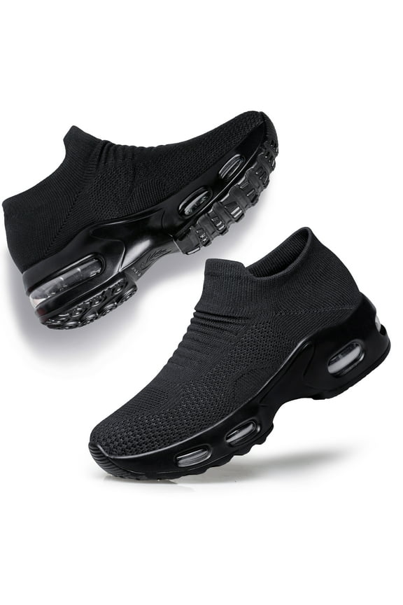 Women's Slip On Walking Shoes Breathable Lightweight Mesh Casual Shoes