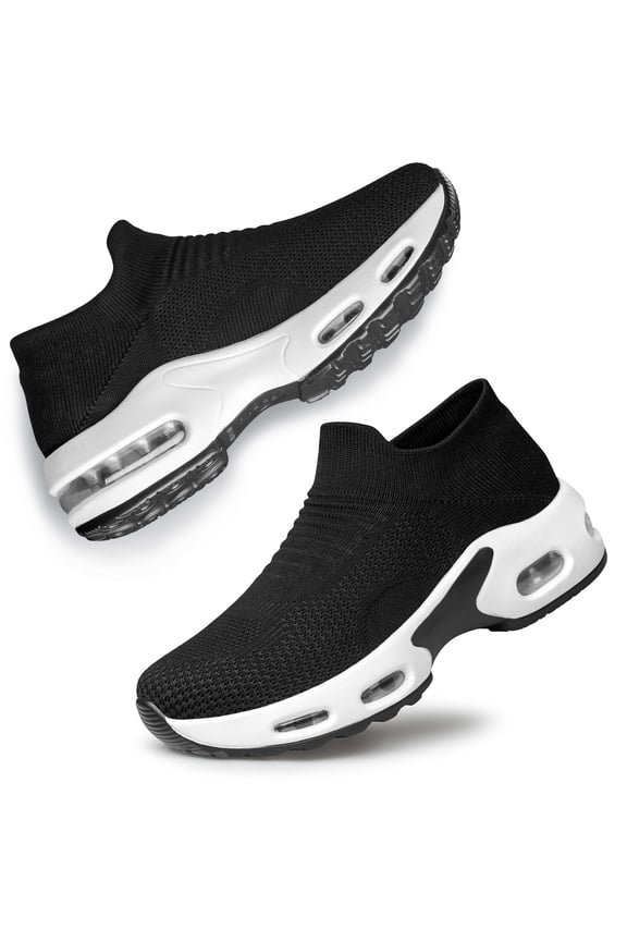 Women's Slip On Walking Shoes Breathable Lightweight Mesh Casual Shoes