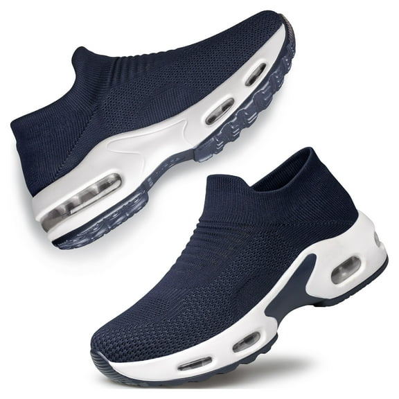 YHOON Women's Slip On Walking Shoes Breathable Lightweight Mesh Casual Shoes