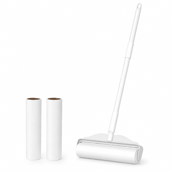 YHPDVI Lint Roller for Pet Hair 9.45" Extra Wide Sticky Roller with 2 Refills & Long Handle | Heavy Duty Fur Remover for Couch, Carpet, Bed, Clothes | Large-Surface Lint Brush for Dog Cat Hair