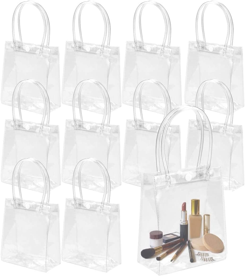 Small clear plastic bags reolink with handles