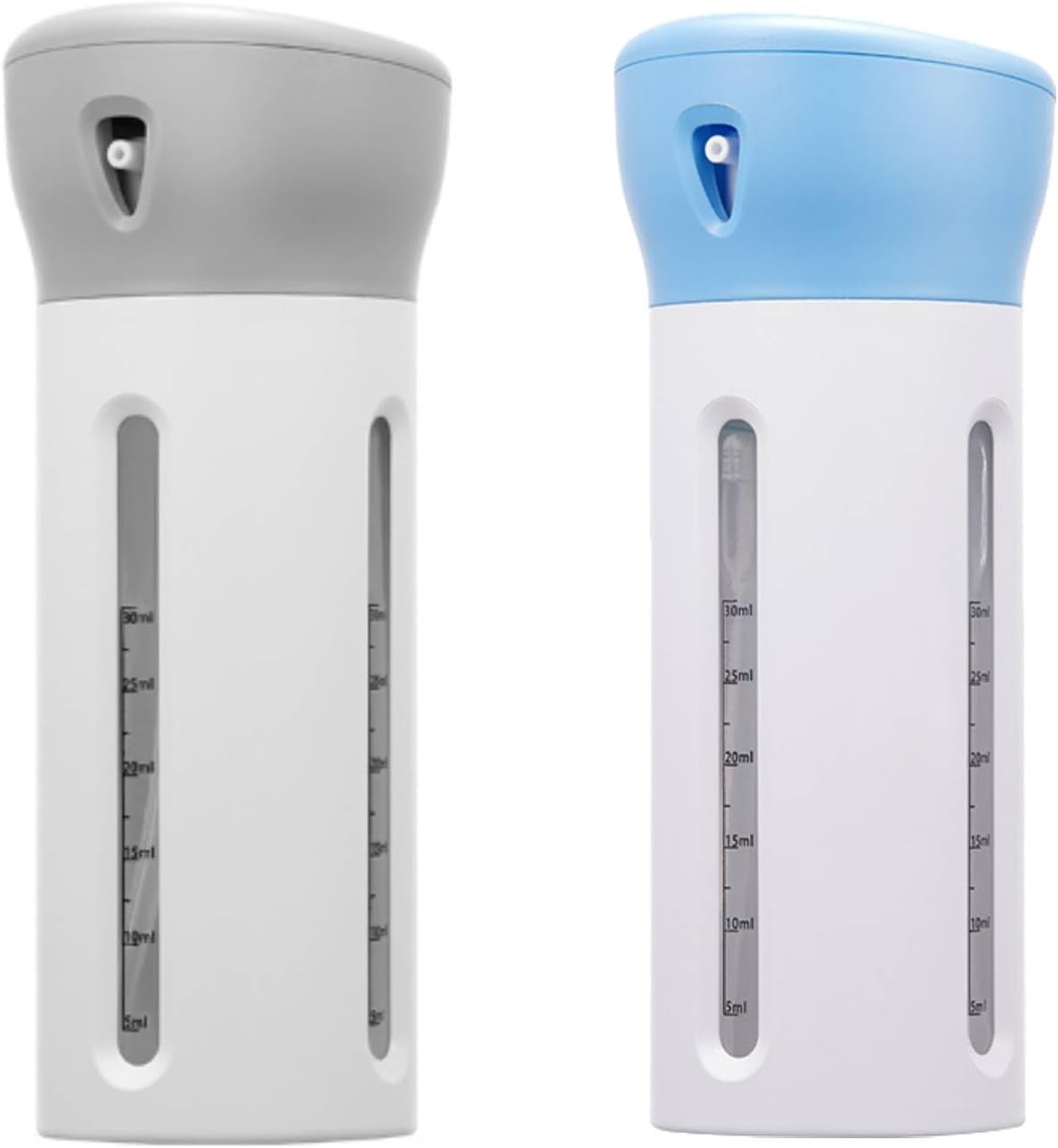 YHRY 2 Pack 4 in 1 Travel Dispenser Leak Proof Container for Toiletries，Lotions，Shampoo