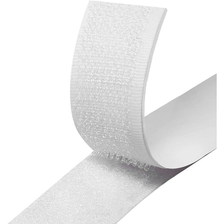 YHRY Hook and Loop Tape, Self Adhesive Sticky Tape, Heavy Duty Hook Loop  Tape, Reusable Double Sided Sticky Tape Roll, Strength Velcro Heavy-Duty  Stick On Self, Adhesive Velcro Tape, White(8M) 