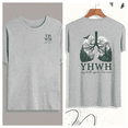 thumbnail image 1 of YHWH Christian Womens Graphic Tee Shirt Every Breath Speaks His Name Inspirational Tops Short Sleeve Gray S-3XL, 1 of 5