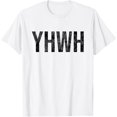 YHWH in Hebrew Meaning God Yahweh Tetragrammaton Faith Based TShirt