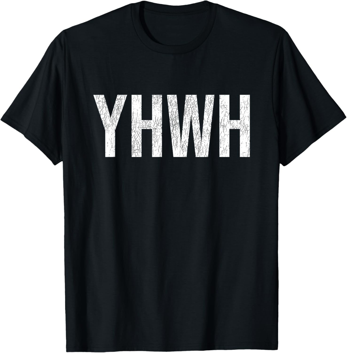 YHWH in Hebrew Meaning Tetragrammaton God Yahweh Faith Based TShirt