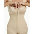 thumbnail image 1 of YIANNA Fajas Colombianas Postpartum & Post-Surgery Shaper - High Compression Full Body Tummy Control Bodysuit, Stage 2/3, Beige, Machine Washable with Zipper Closure & Built- Bra, Tummy Control, 1 of 6