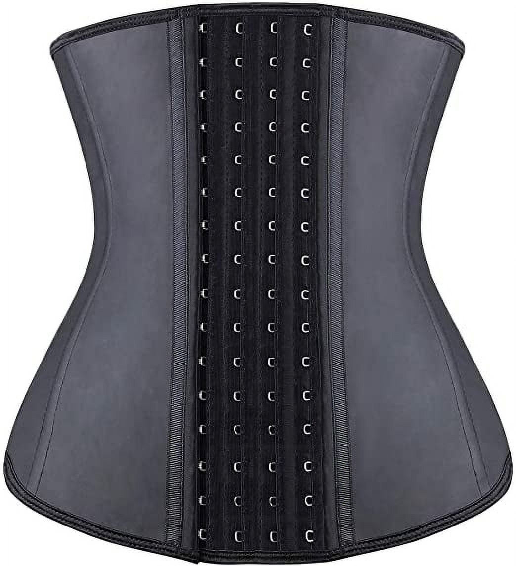 YIANNA Long Torso Waist Trainer for Women Latex Underbust Waist Corsets