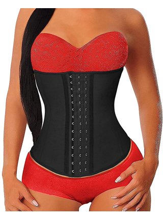 CHGBMOK Waist Trainer for Women Weight Loss Slimming Corsets Body Shaper  Tummy Control Perspiration Plus Size Shapewear, Waist Trainer with Hooks  And Zipper Waist Trainers for Women Belly Fat at  Women's