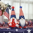 thumbnail image 1 of YIBAGA 4th of July Gnomes Decorations 2Pcs Blue Red Patriotic Memorial Independence Day Decor, 12 inch, 1 of 7