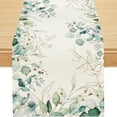 thumbnail image 1 of YIBAGA Spring Table Runner, Floral Leaves Home Spring Dining Table Decor, 13x60 inch, Polyester, 1 of 6